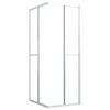 vidaXL brusekabine 90x70x180 cm matteret sikkerhedsglas