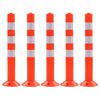 vidaXL trafikkegler 5 stk. plastik 75 cm