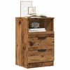 vidaXL sengebord 40x36x65 cm konstrueret tr&aelig; gammelt tr&aelig;look