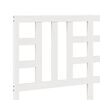 vidaXL sengeg&aelig;rde 156x4x100 cm massivt fyrretr&aelig; hvid