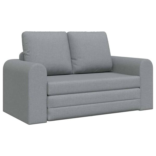 vidaXL Sovesofa 60cm Lysegr&aring; Stof