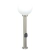 vidaXL pullertlampe med stikkontakt 80 cm rustfrit st&aring;l IP44