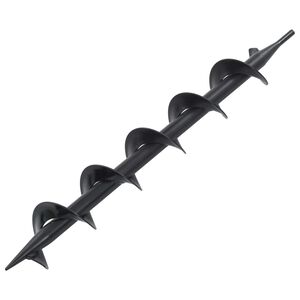vidaXL sneglebor st&aring;l 75 x 600 mm