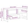 vidaXL TV-skab Gammelt tr&aelig; 100 x 36 x 49,5 cm Konstrueret tr&aelig;