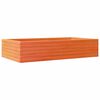 vidaXL plantekasse 110x60x23 cm massivt fyrretr&aelig; gyldenbrun