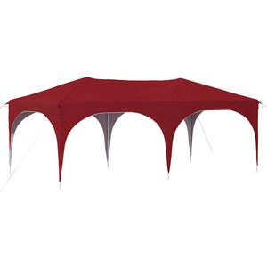 vidaXL Pop-up Festtelt 575 x 288 x 245 cm Bordeaux Oxford stof
