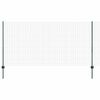 vidaXL Hegn med post Gr&oslash;n 1,2 x 10 m St&aring;l og PVC