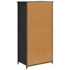 vidaXL Highboard Sort eg 62 x 36 x 121,5 cm Konstrueret tr&aelig;