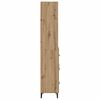 vidaXL Highboard Artisan Egetr&aelig; 69,5 x 34 x 180 cm Konstrueret tr&aelig;