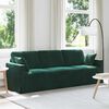 vidaXL Sofa M&oslash;rkegr&oslash;n 228 x 78 x 80 cm Fl&oslash;jl
