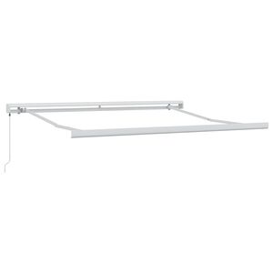 vidaXL Markiseramme Hvid 300 x 250 cm Aluminium