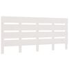 vidaXL sengegavl 140x3x80 cm massivt fyrretr&aelig; hvid