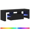vidaXL TV-skab 120 x 35 x 40 cm Sort eg Konstrueret tr&aelig;