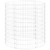 vidaXL kompostbeholder &Oslash;100x100 cm galvaniseret st&aring;l