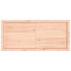 vidaXL bordplade 120x50x(2-6)cm naturlig kant ubehandlet massivt tr&aelig;