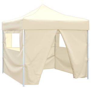 vidaXL Party Tent Creme 291 x 291 x 315 cm Oxford stof