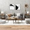 vidaXL sideborde 2 stk. 40x40x40 cm konstrueret tr&aelig; r&oslash;get egetr&aelig;sfarve