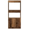 vidaXL h&oslash;jskab 63x33x140 cm konstrueret tr&aelig; antikt tr&aelig;