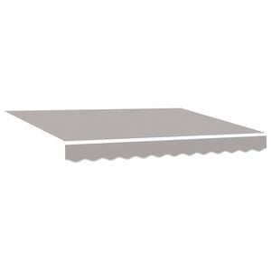 vidaXL Reservedug til markise Lysegr&aring; 235 x 195 cm Polyester