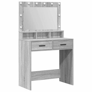 vidaXL Kl&aelig;deskab Gr&aring; Sonoma 79 x 41 x 135 cm Konstrueret tr&aelig;