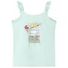 Tanktop til b&oslash;rn str. 104 lys mintgr&oslash;n