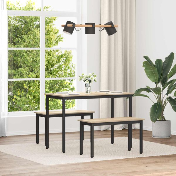 vidaXL b&aelig;nk Sonoma 80 x 35 x 45 cm Konstrueret tr&aelig;