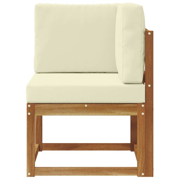 vidaXL Udend&oslash;rs Hj&oslash;rnesofa Massivt Akacietr&aelig;