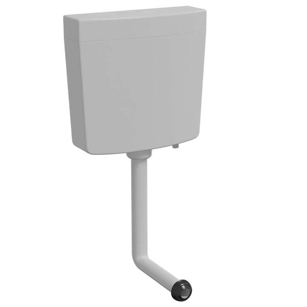 vidaXL toiletcisterne med vandindløb i bunden 3/6 l grå