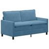 vidaXL Sofa Bl&aring; 156 x 81 x 87,5 cm Stof