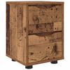 vidaXL Sengebord Gammelt tr&aelig; 30,5 x 30 x 43 cm Konstrueret tr&aelig;