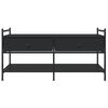 vidaXL sofabord 99x50x50 cm konstrueret tr&aelig; sort