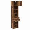vidaXL Highboard Gammelt tr&aelig; 50 x 42,5 x 225 cm Konstrueret tr&aelig;
