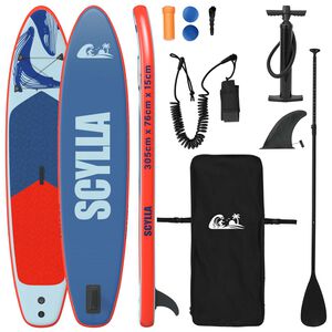 vidaXL Oppustelig Stand Up Paddle Board SCYLLA 305 x 76 x 15 cm Bl&aring;