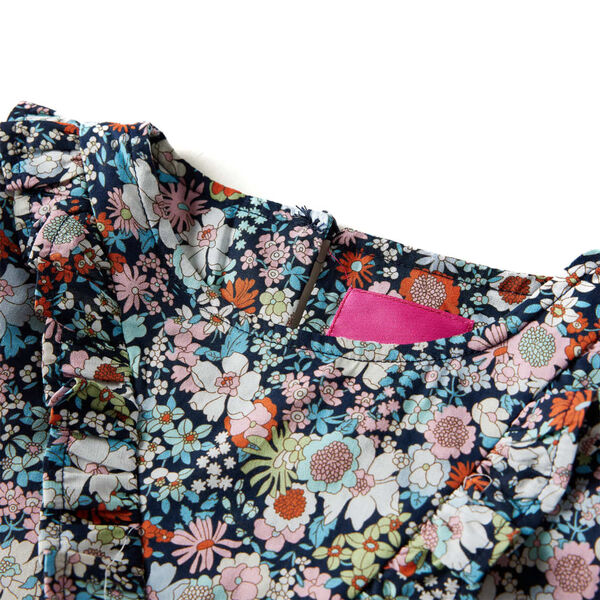 Bluse til b&oslash;rn str. 140 m&oslash;rkebl&aring;