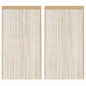 vidaXL tr&aring;dgardiner 2 stk. 140 x 250 cm beige