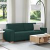 vidaXL Sofa M&oslash;rkegr&oslash;n 220 x 78 x 84 cm Stof