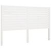 vidaXL sengeg&aelig;rde 186x4x100 cm massivt fyrretr&aelig; hvid