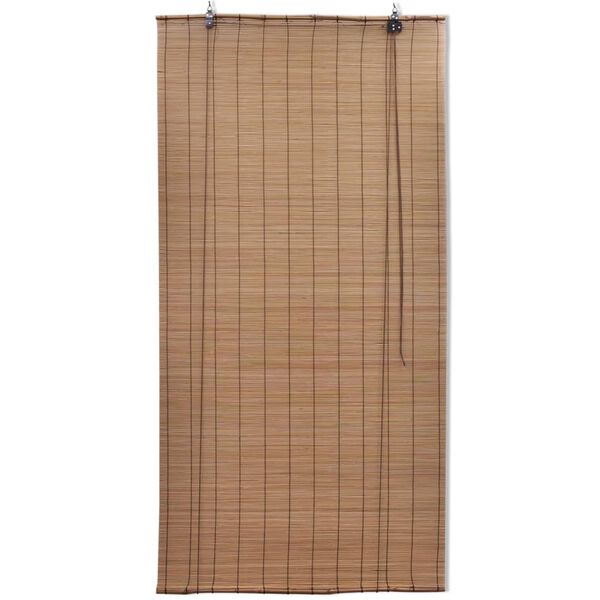 vidaXL rullegardin 140x220 cm bambus brun