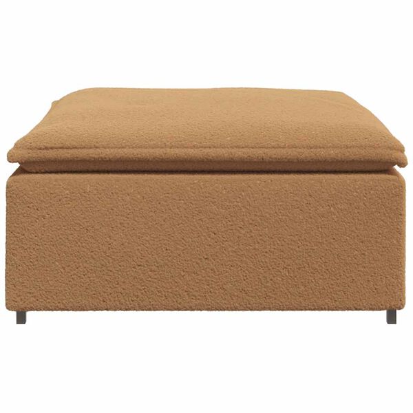vidaXL modulær sofa fodskammel modul 100x100x48 cm beige