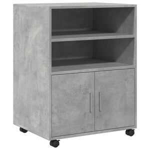 vidaXL rullebord 60x48x81 cm konstrueret tr&aelig; betongr&aring;