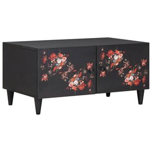 vidaXL Sofabord Flerfarvet 80 x 50 x 40 cm Massivt mangotr&aelig;