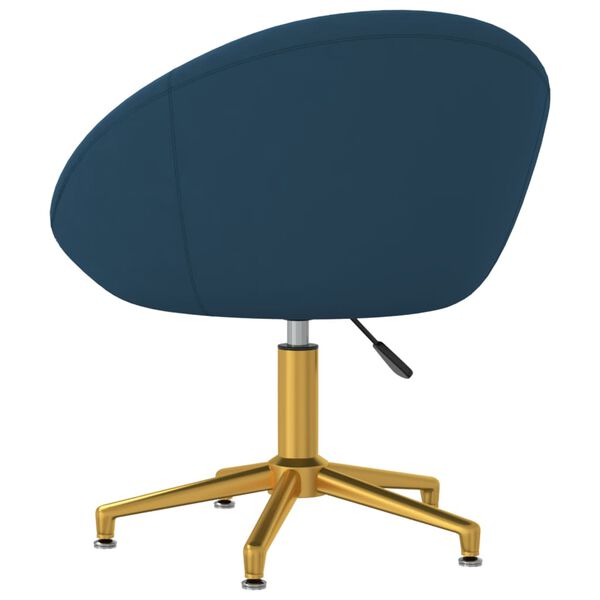 vidaXL spisebordsstole 2 stk. fl&oslash;jl bl&aring;