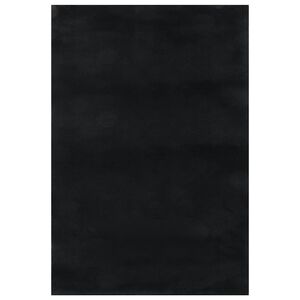 vidaXL Shaggy t&aelig;ppe sort 240x305 cm polyester
