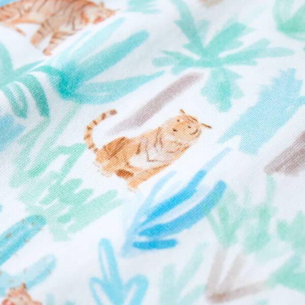 T-shirt til b&oslash;rn str. 92 ecrufarvet