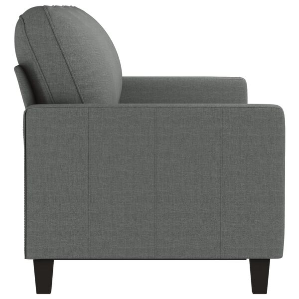 vidaXL 3-personers sofa 180 cm stof m&oslash;rkegr&aring;