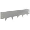 vidaXL Pl&aelig;nekant 20 pcs 100 x 25 cm St&aring;l S&oslash;lv