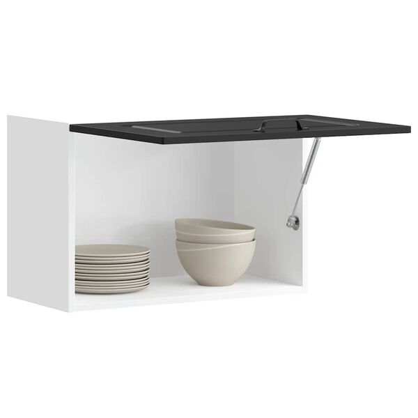 vidaXL k&oslash;kkenv&aelig;gskab Kalmar konstrueret tr&aelig; sort