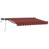 vidaXL Manuel markise-ramme med LED-lys 3,5 x 2 m