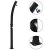 vidaXL soldrevet bruser 214 cm 20 l sort