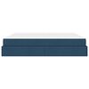 vidaXL Sengeramme med madras med madras 2 pcs Bl&aring; Stof